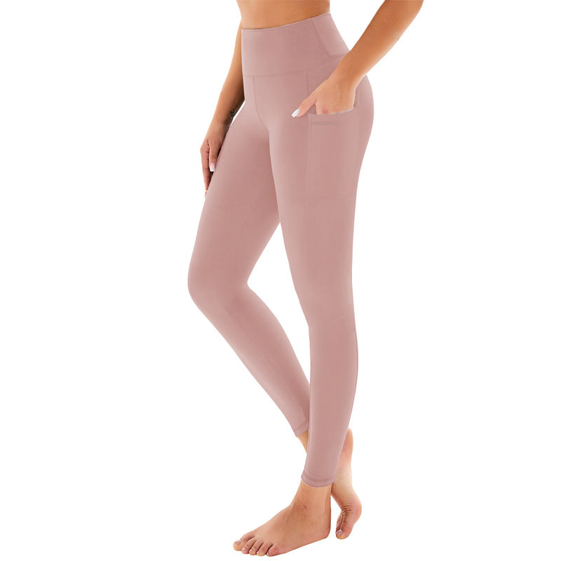 Leggings Sportivi e Modellanti a Vita Alta con Effetto Push-Up, Controllo Addominale e Tasca Laterale