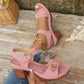 🌸Offerta speciale primavera🌸 Sandali con Tacco Grosso da Donna