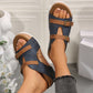 🔥Promozione Estiva 45% di Sconto 🔥Sandali con Zeppa e Plateau con Cut-out alla Moda da Donna