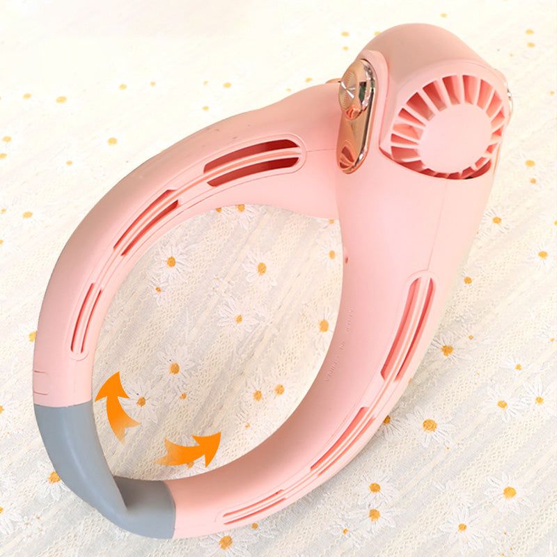 🥳💨 50 % DE RÉDUCTION ! ❄️ Ventilateur de climatisation pour la nuque – Un rafraîchissement personnel ultra-silencieux pour l'ét😎🌬️