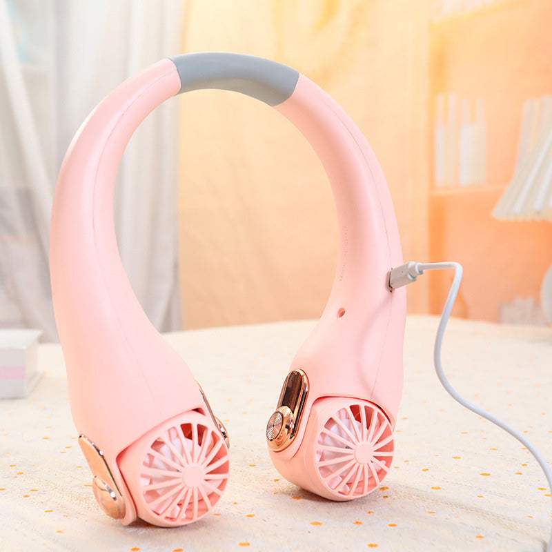 🥳💨 50 % DE RÉDUCTION ! ❄️ Ventilateur de climatisation pour la nuque – Un rafraîchissement personnel ultra-silencieux pour l'ét😎🌬️