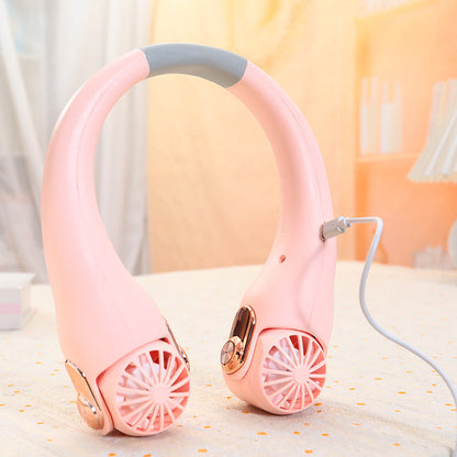 🥳💨 50 % DE RÉDUCTION ! ❄️ Ventilateur de climatisation pour la nuque – Un rafraîchissement personnel ultra-silencieux pour l'ét😎🌬️