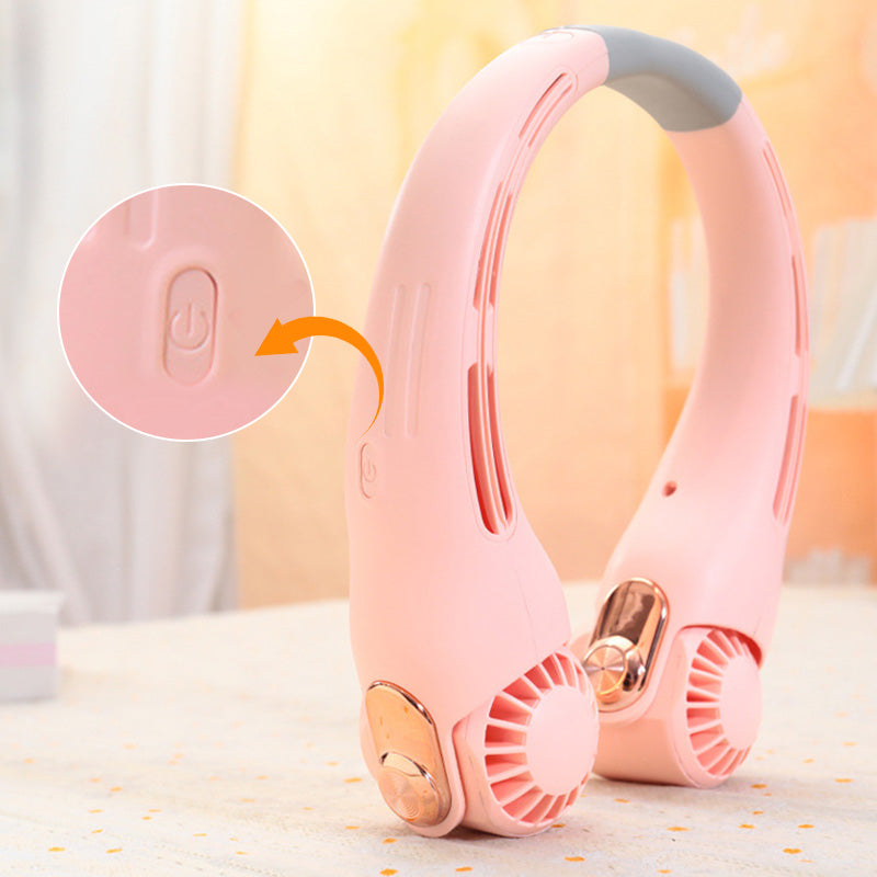 🥳💨 50 % DE RÉDUCTION ! ❄️ Ventilateur de climatisation pour la nuque – Un rafraîchissement personnel ultra-silencieux pour l'ét😎🌬️