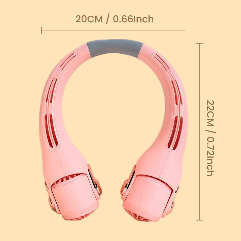 🥳💨 50 % DE RÉDUCTION ! ❄️ Ventilateur de climatisation pour la nuque – Un rafraîchissement personnel ultra-silencieux pour l'ét😎🌬️