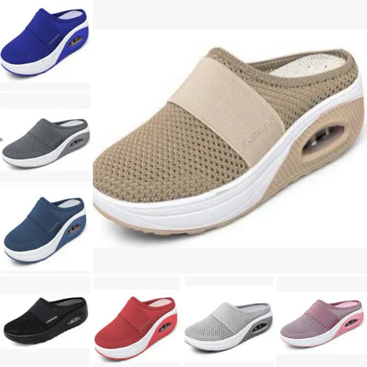 Scarpe ortopediche senza lacci con cuscino d'aria