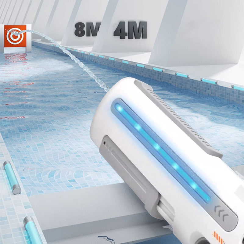 💥Elettrico a getto d'acqua a lunga gittata con LED per bambini e adulti