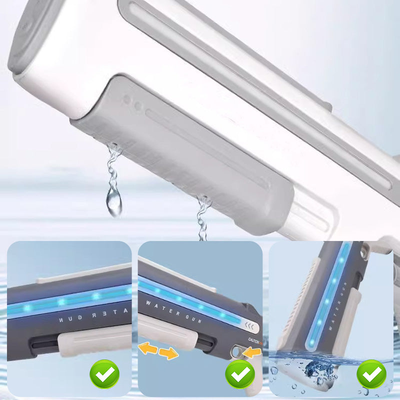 💥Elettrico a getto d'acqua a lunga gittata con LED per bambini e adulti