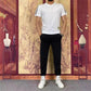 Completo Uomo 2 Pezzi ad Alta Elasticità: Maglia a Maniche Corte e Joggers