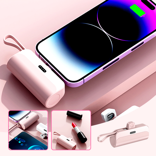 Power Bank Portatile ad Alta Capacità con Cavi Integrati