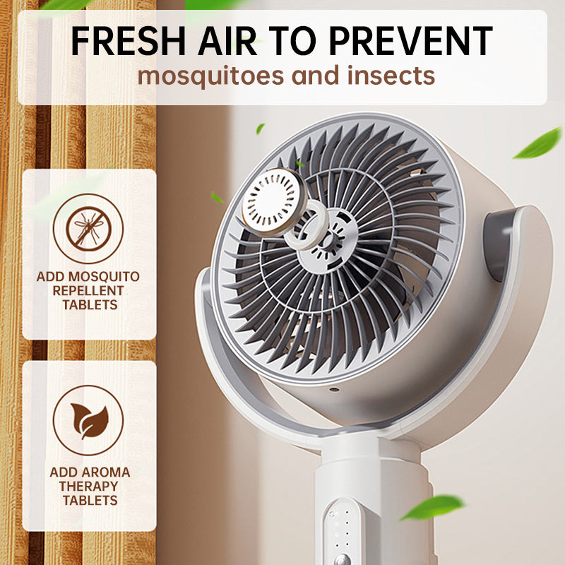 ❄️🔥Ventilateur de sol silencieux et économe en énergie, alimenté par USB🍃