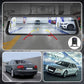 Doppia dashcam Full HD da 10 pollici con monitoraggio del parcheggio e visione notturna - Scheda SD da 64 GB e adattatore OBD inclusi