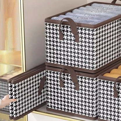 ✨ Organizador de Jeans Plegable para Armario - Ahorra Espacio con Divisores Ajustables y Panel Transparente 🏠✨