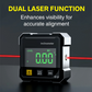 💥Acquista 2 e ottieni il 10% di sconto💥 Goniometro digitale magnetico a 4 lati con laser