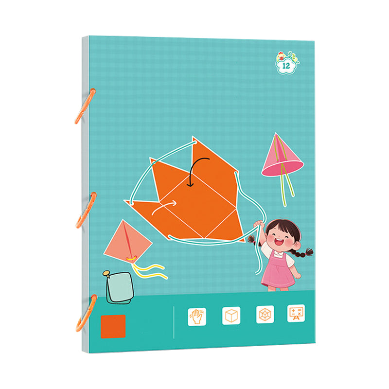 Libro di apprendimento della geometria 3D con la corda da tirare