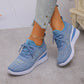 Scarpe sportive traspiranti in rete con strass