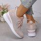 Scarpe sportive traspiranti in rete con strass