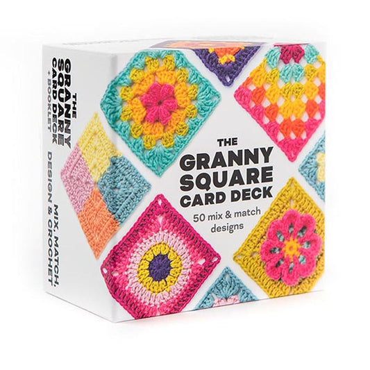 🧶✨Gioco di carte Granny Square per lavorare all'uncinetto – 50 modelli da combinare e comporre