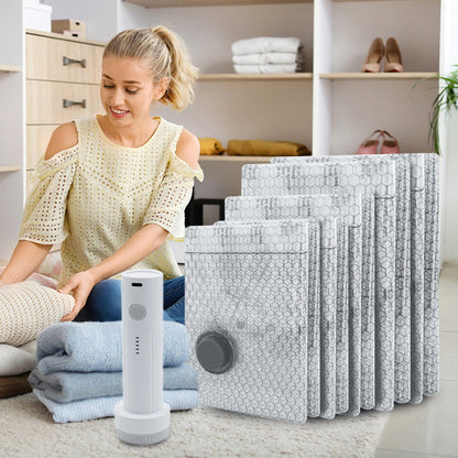 🧳✨ Ensemble Sacs Rangement Sous Vide 2026 UPGRADE | Voyage + Pompe Portable | Qualité Supérieure 💎