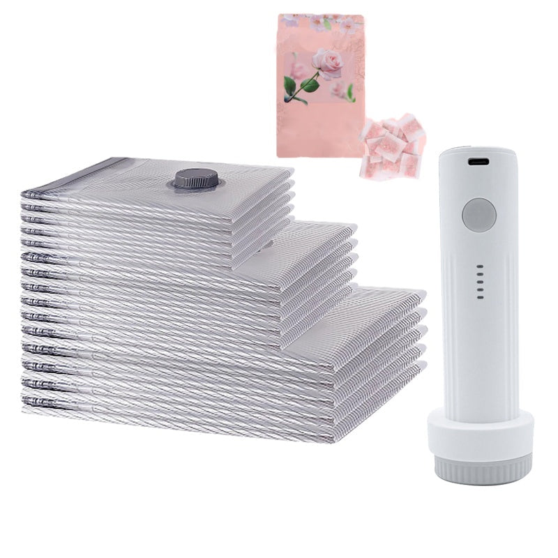 🧳✨ Ensemble Sacs Rangement Sous Vide 2026 UPGRADE | Voyage + Pompe Portable | Qualité Supérieure 💎