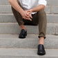 Mocassini slip-on casual da uomo, larghi e traspiranti
