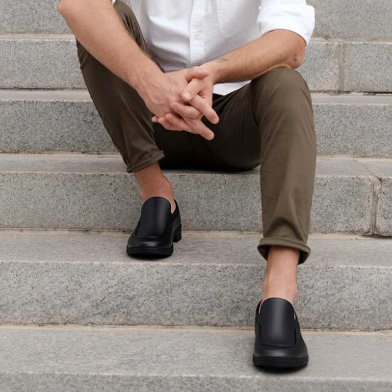 Mocassini slip-on casual da uomo, larghi e traspiranti