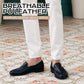 Mocassini slip-on casual da uomo, larghi e traspiranti