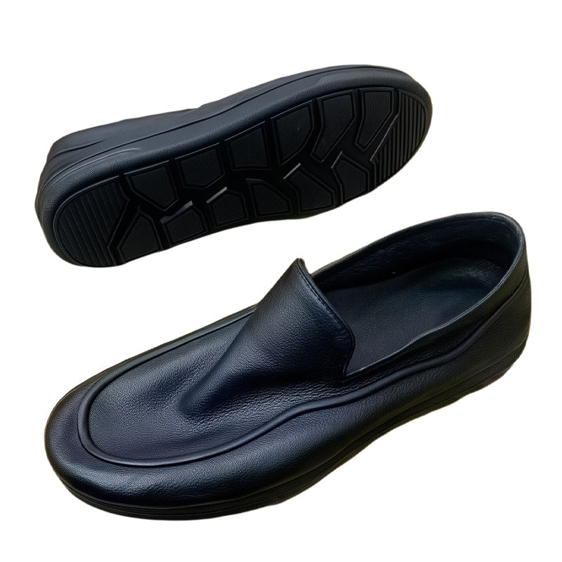 Mocassini slip-on casual da uomo, larghi e traspiranti