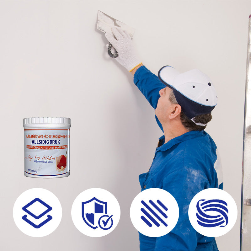 🏠 🛠️Pasta riparatrice elastica e resistente agli strappi per pareti