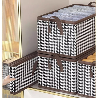 📦 ACHETEZ 2, OFFERT 1 ! 🏠 Boîte de Rangement Vêtements Pliable – Structure Renforcée, Poignées Solides & Gain de Place Immédiat 👗