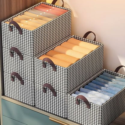 📦 ACHETEZ 2, OFFERT 1 ! 🏠 Boîte de Rangement Vêtements Pliable – Structure Renforcée, Poignées Solides & Gain de Place Immédiat 👗