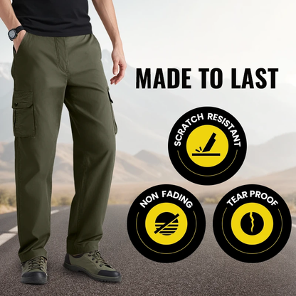 Pantalones Cargo para Hombre con Múltiples Bolsillos