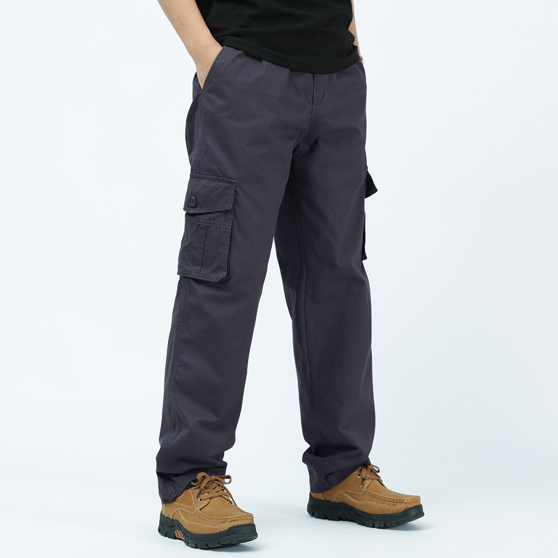 Pantalones Cargo para Hombre con Múltiples Bolsillos