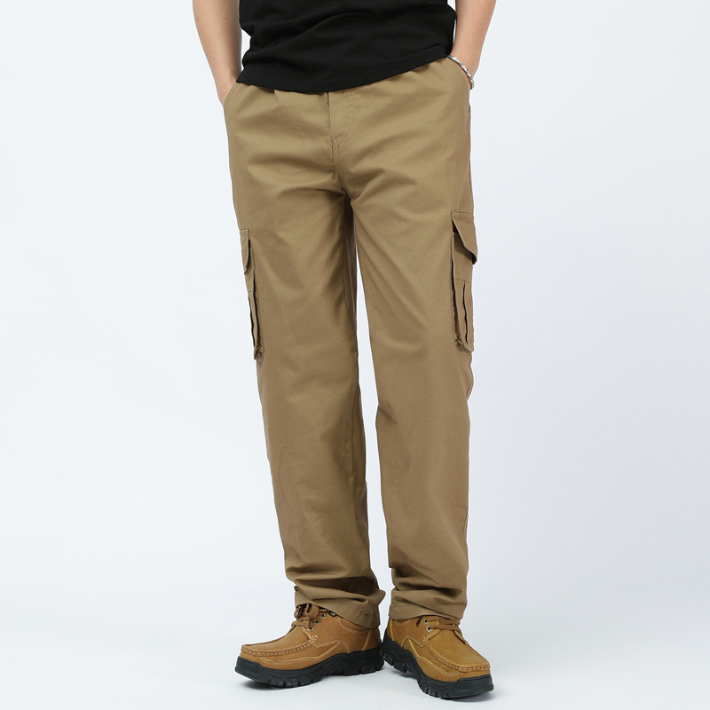 Pantalones Cargo para Hombre con Múltiples Bolsillos