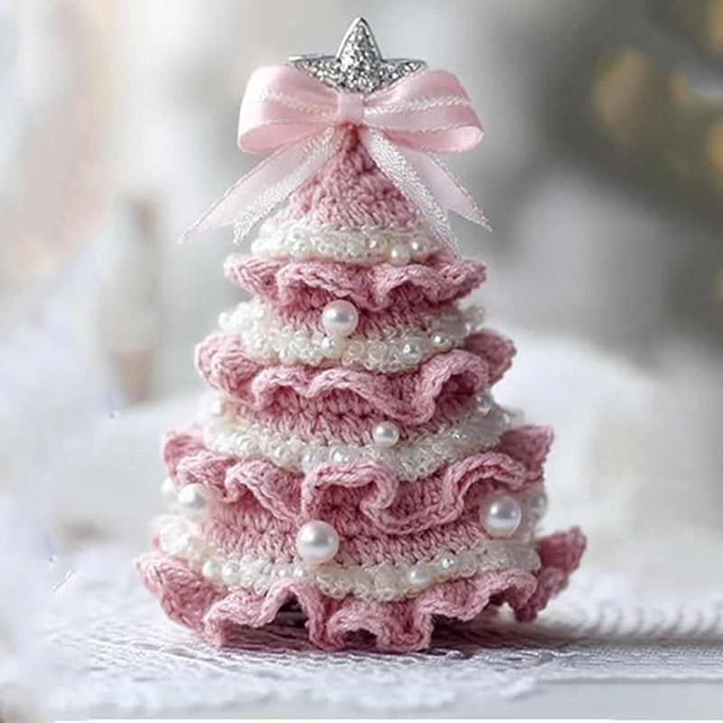 🎉 Saldi natalizi posticipati -50% DI SCONTO 🎄 Kit fai da te per albero di Natale all'uncinetto – ✨ Set di decorazioni natalizie fatte a mano