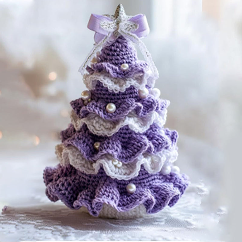 🎉 Saldi natalizi posticipati -50% DI SCONTO 🎄 Kit fai da te per albero di Natale all'uncinetto – ✨ Set di decorazioni natalizie fatte a mano