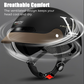 Casco da Moto Leggero, Traspirante e Resistente agli Urti