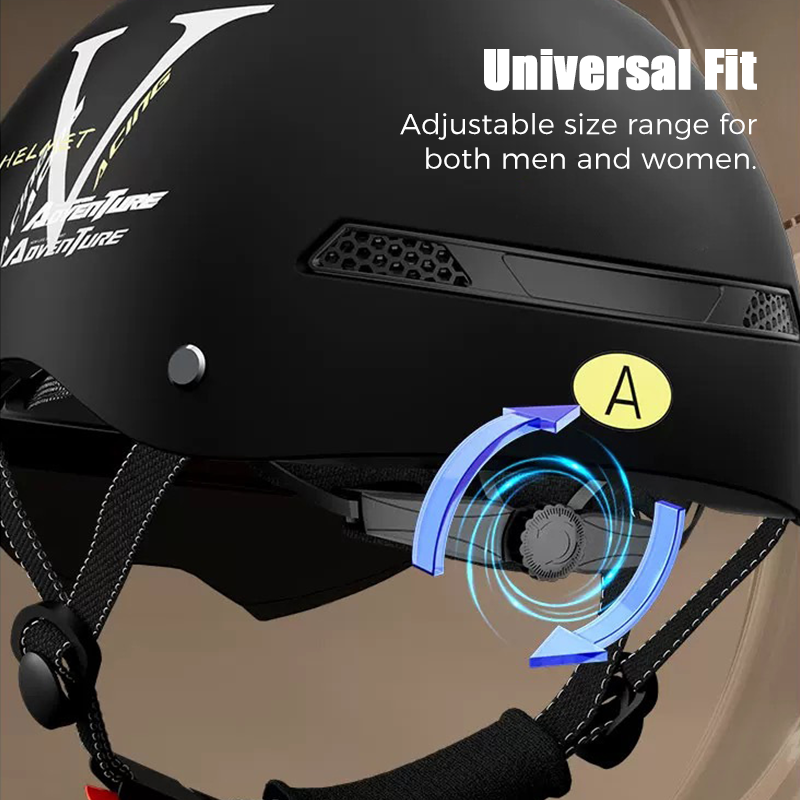 Casco da Moto Leggero, Traspirante e Resistente agli Urti