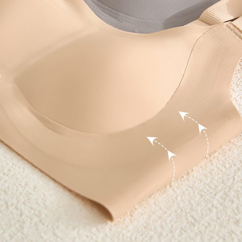 Reggiseno sottile e senza fili con coppa a orecchie di coniglio