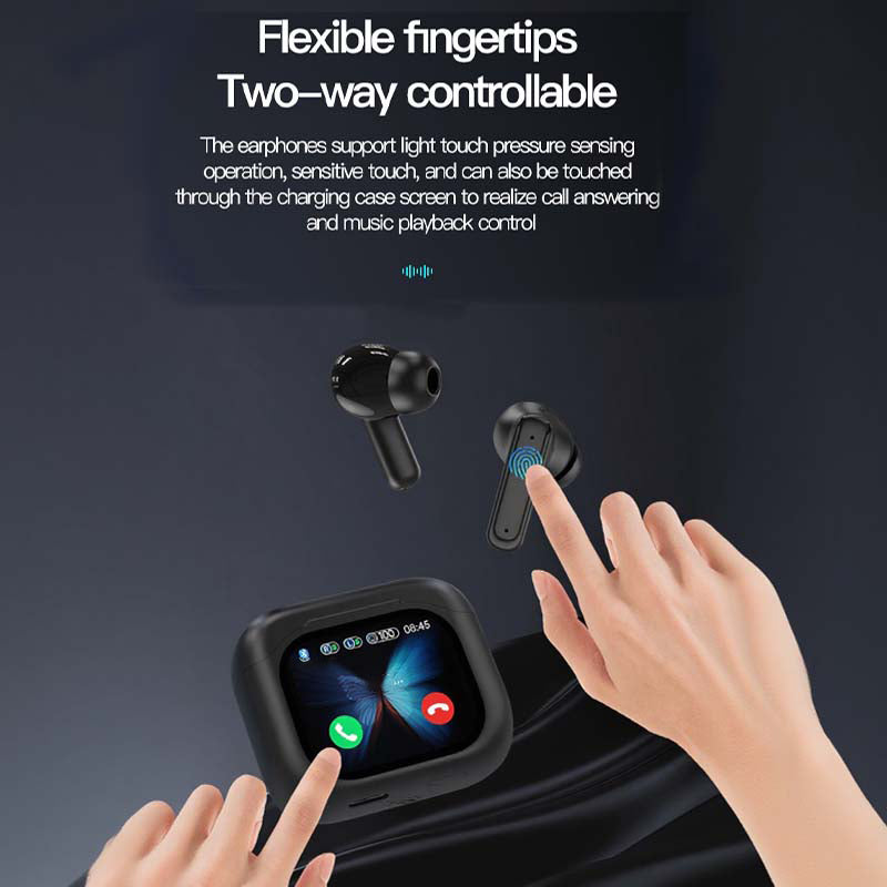 🔥Modello più venduto🔥Auricolari Bluetooth di alta qualità con controllo touch e suono cristallino【Vendita diretta dalla fabbrica】