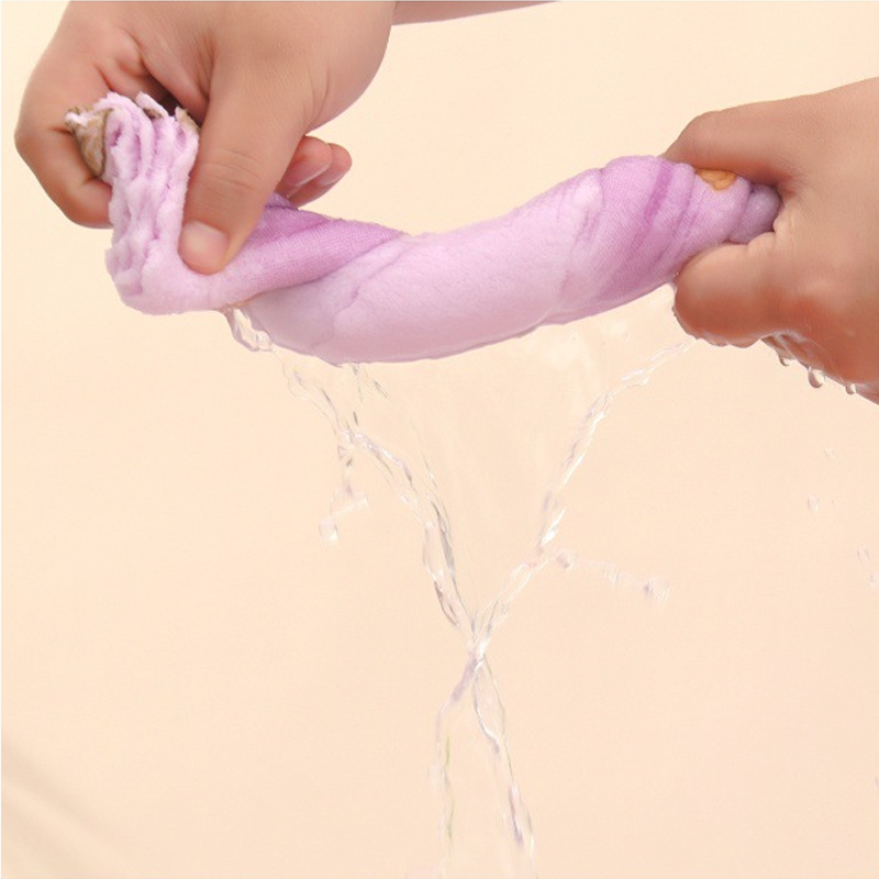 5 strofinacci in flanella color corallo per uso domestico