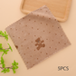 5 strofinacci in flanella color corallo per uso domestico