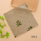 5 strofinacci in flanella color corallo per uso domestico