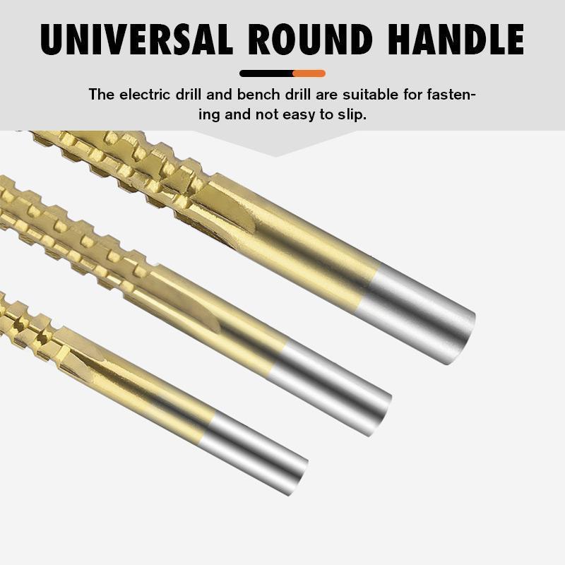 Titanio Punte Elicoidali Set  (6 PZ)