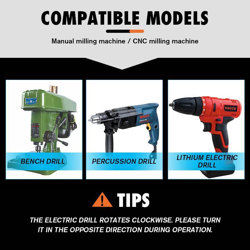 Titanio Punte Elicoidali Set  (6 PZ)