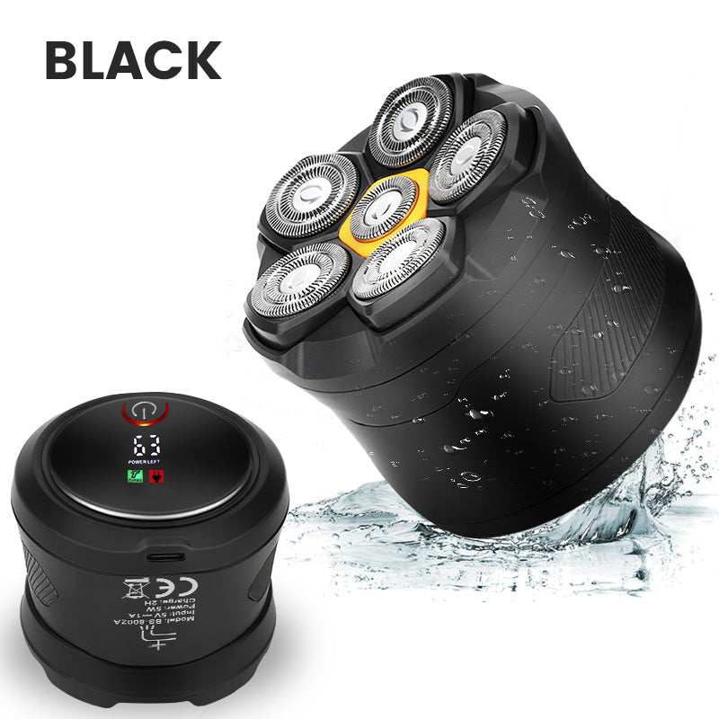 🚿🪒 Rasoir homme rechargeable – Tête pivotante ouvrante, rinçage express, idéal sous la douche ou à sec, la trousse complète pour un rasage net sans salle de bain inondée de poils 💦🧹