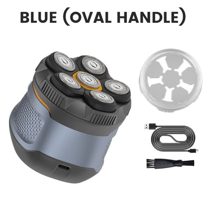 🚿🪒 Rasoir homme rechargeable – Tête pivotante ouvrante, rinçage express, idéal sous la douche ou à sec, la trousse complète pour un rasage net sans salle de bain inondée de poils 💦🧹