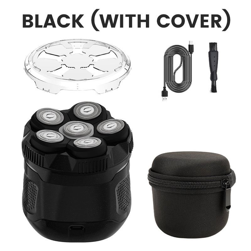 🚿🪒 Rasoir homme rechargeable – Tête pivotante ouvrante, rinçage express, idéal sous la douche ou à sec, la trousse complète pour un rasage net sans salle de bain inondée de poils 💦🧹
