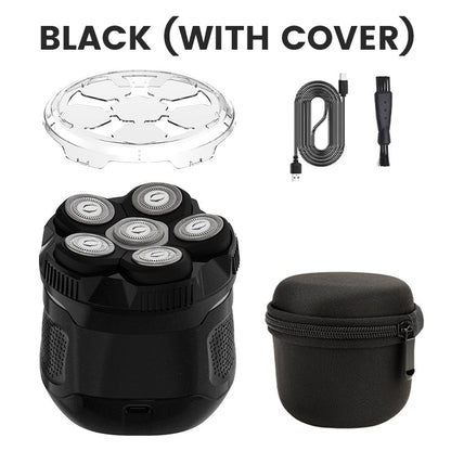 🚿🪒 Rasoir homme rechargeable – Tête pivotante ouvrante, rinçage express, idéal sous la douche ou à sec, la trousse complète pour un rasage net sans salle de bain inondée de poils 💦🧹