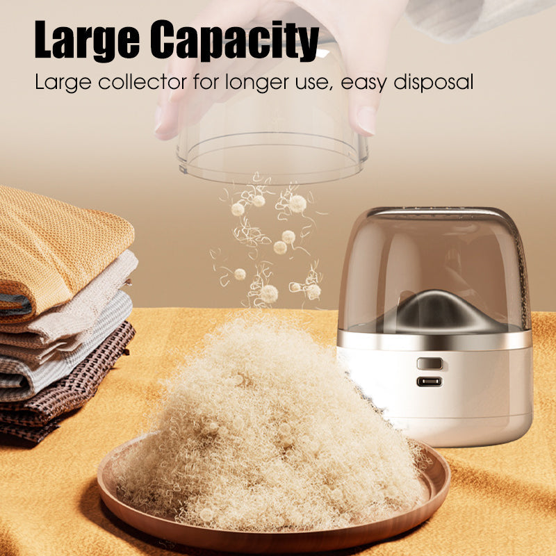 Levapelucchi Elettrico Ricaricabile Portatile - 3 Velocità con Luce LED per la Cura di Maglioni e Tappezzeria