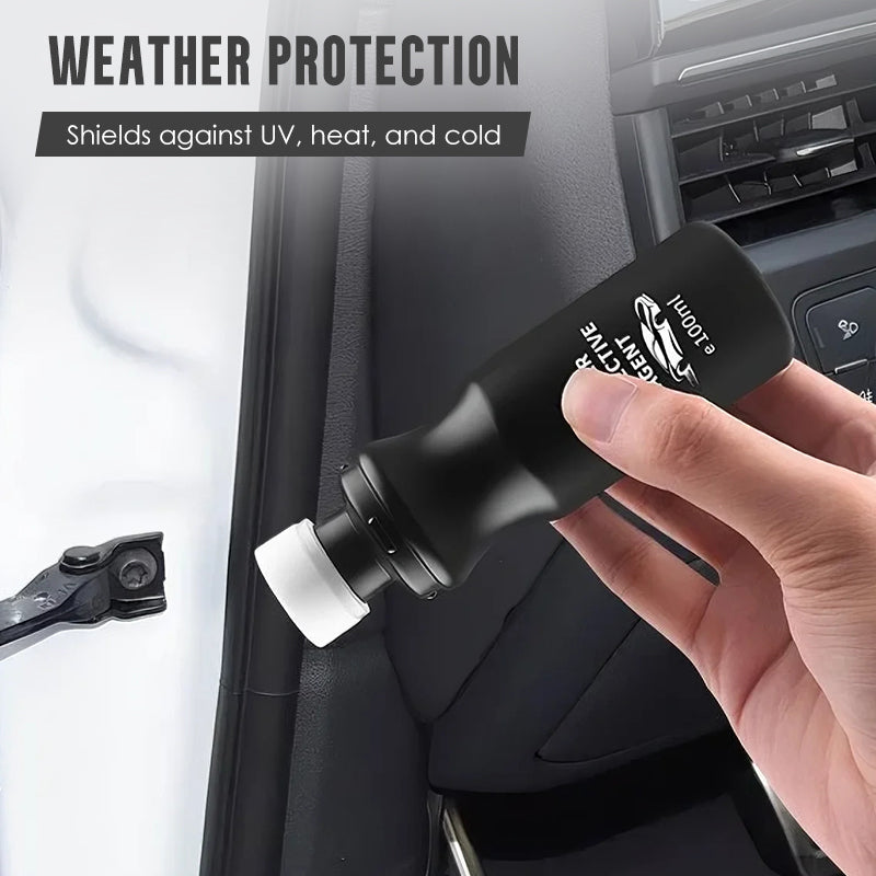 🚗 ¡COMPRA 2 LLEVA 3! ✨ Protector de Juntas de Goma para Coche - Revitaliza, Lubrica y Protege contra UV con Aplicador de Esponga Incluido 🔧🌟